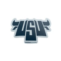 USU Retro Throwback Sticker - 3in.